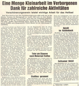 Mindelheimer Zeitung: Eine Menge Kleinarbeit im Verborgenen