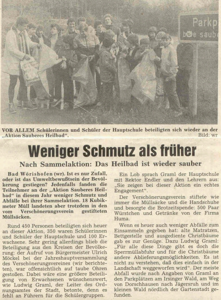 Mindelheimer Zeitung: Weniger Schmutz als früher