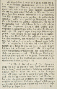 Mindelheimer Zeitung: Vandalismus am Kneippbrunnen