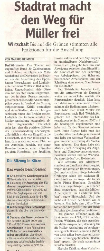 "Akte Müller": Stadtrat macht den Weg für Müller frei 1
