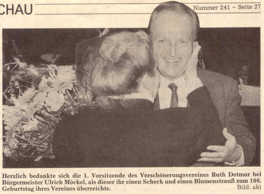 Mindelheimer Zeitung: 100 Jahre Verschönerungsverein