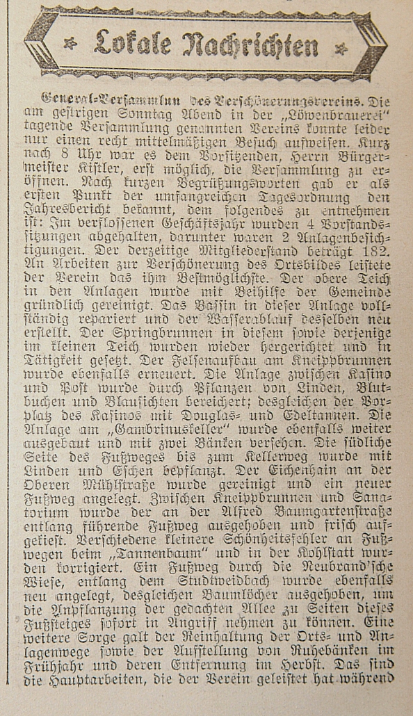 Mindelheimer Zeitung: Jahresbericht Teil 1