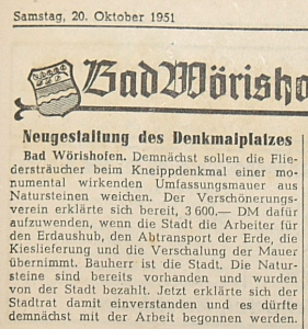 Mindelheimer Zeitung: Neugestaltung des Denkmalplatzes
