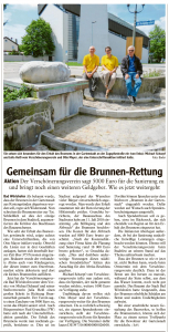 Mindelheimer_Zeitung / 01.06.2019: Gemeinsam für die Brunnen Rettung