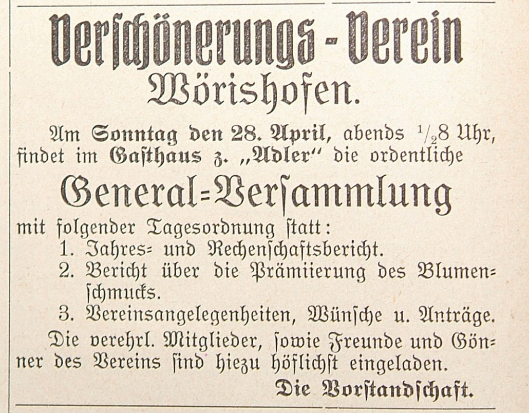 Mindelheimer Zeitung: Einladung Generalversammlung