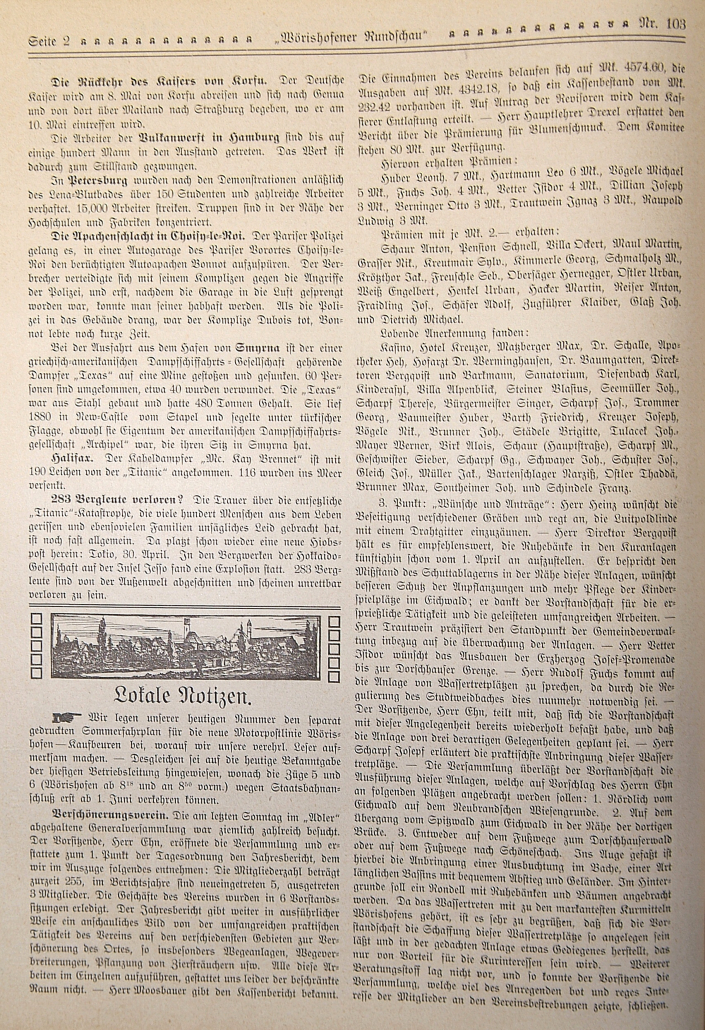 Mindelheimer Zeitung: Bericht Generalversammlung