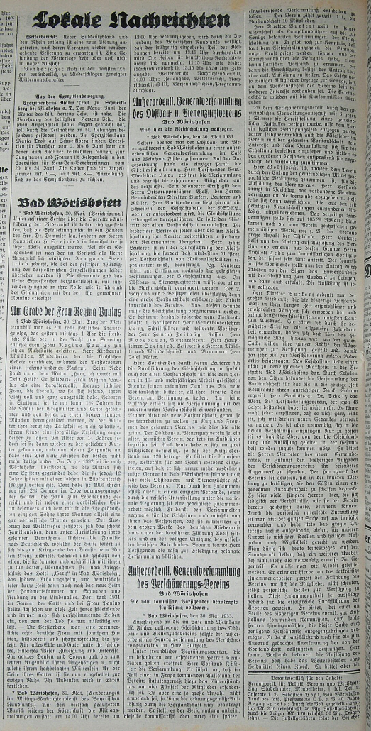 Mindelheimer Zeitung: Zwangsauflösung Teil 1
