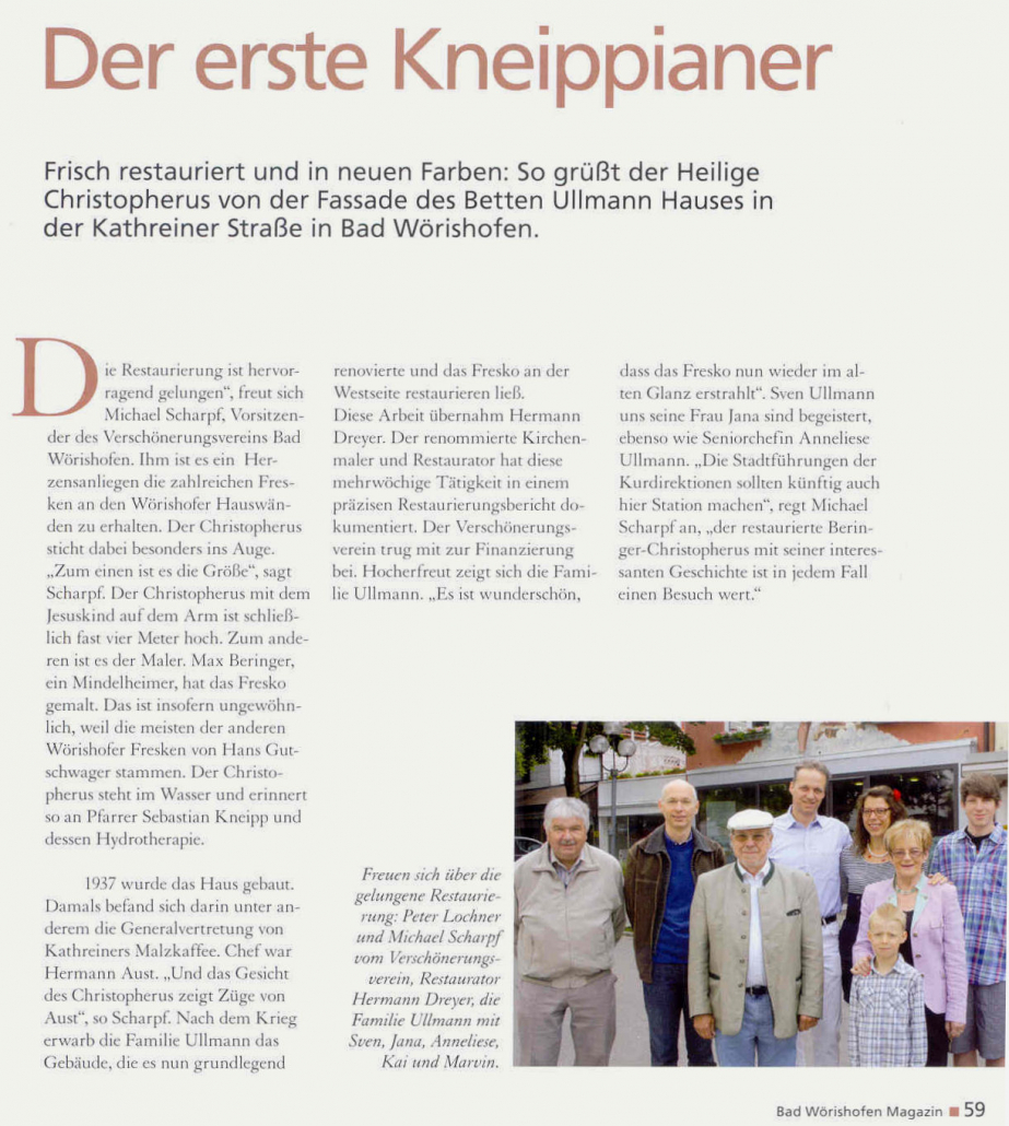 Bad Wörishofen Magazin 2012: Der erste Kneippianer