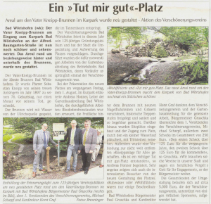 KB / 06.08.2014: "Der neue Tun-mir-gut-Platz"