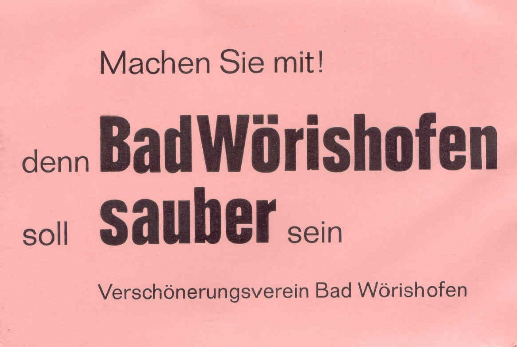 Start der Aktion "Sauberes Heilbad" (Karte)