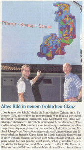 Mindelheimer Zeitung 13.09.2011: Altes Bild in neuem fröhlichen Glanz