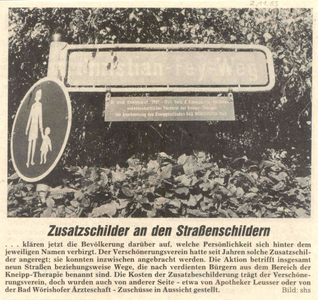 Mindelheimer Zeitung: Zusatzschilder an den Straßenschildern