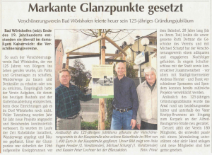 Wochen Kurier / 12.11.2014: "Markante Glanzpunkte gesetzt"