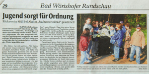 Bad Wörishofer Rundschau: Jugend sorgt für Ordnung