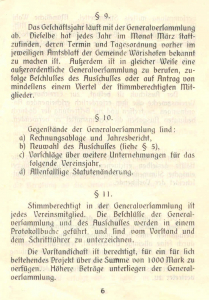 Historische Satzung von 1911 -6