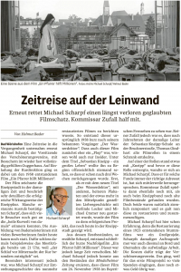 Mindelheimer Zeitung / 10.11.22: Zeitreise auf der Leinwand