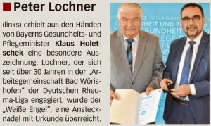 2023-01-28_Unterallgäu Rundschau: Auszeichnung für Peter Lochner
