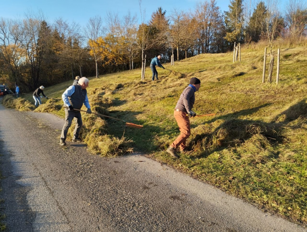 Hang Dorschhausen(3) Heuen am Hang in Dorschhausen